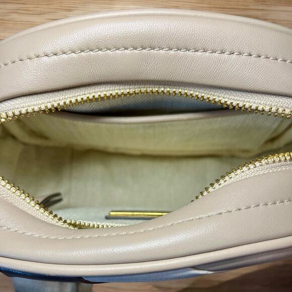 Tory Burch Kira Tri Color Quilted Leather Camera Bag - Picture 7 of 12